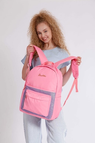 Kaukko Magical Sırt Çantası Simli-Roze K1353