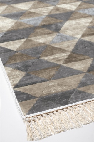 Eko Trend Djt 2 Li Yıkanabilir Kaymaz Taban Banyo Paspas Klozet Takımı 661 Iskandinav Bej 60 X 100 - 50 X 60