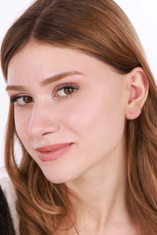 Parlak Beyaz Taşlı Gümüş Yıldız Hızma