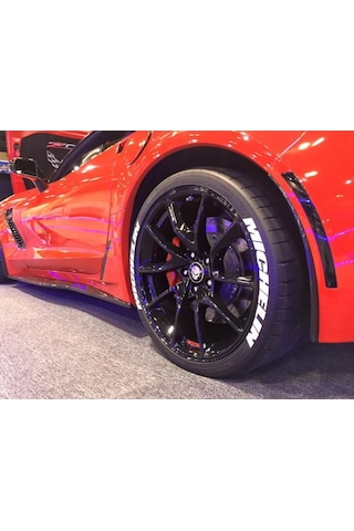 Lastik Yazısı 8X Li Mıchelın Stıker 1.Sınıf Kalite Solmaz