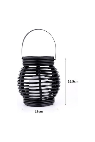 Pazly Sepet Rattan Masa Led Lambası Lambası Lambası Kafes Güneş Dokuma Cbtx Bahçe Aydınlatma Asılı Alev Açık 51 Kf