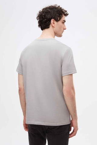 D's Damat Ds Damat Gri V Yaka %100 Pamuk T-shirt 4HC141996755M Gri