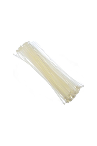 Tek-iş Plastik Kablo Bağı Cırt Kelepçe 292 Mm X 3.6 Mm Beyaz 100 Adet Poşet