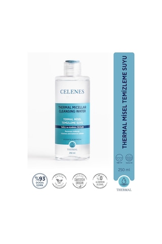 Celenes By Sweden Yağlı Karma Cilt Thermal Misel Temizleme Suyu 250 ML