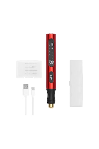 Youtek Usb Şarjlı 3 Hızlı Mini Elektrikli Gravür Kalemi - Tırnak, Metal Ve El İşleri İçin Kompakt Taşlama Aleti