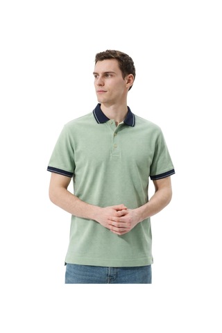 Arma Ar-ma Erkek Polo Yaka Tişört Baskisiz Basic Örme Kumaş Regular Fit %100 Pamuk 30/1 Çift Toplama Penye Pike Y31374358702 Yeşil-y2