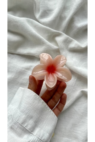 Lotus Mandal Toka Mandal Saç Tokası Kadın Saç Tokası - Aksesuarı Pudra Pembe