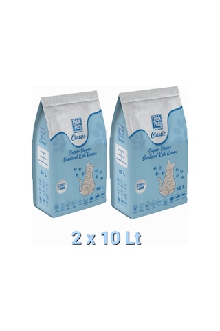 Fresh Paty Classic Aktif Karbonlu Bentonit Kedi Kumu 2 x 10 L