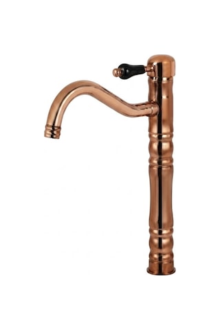 Retro Rose Goldçanak Lavabo Bataryası Rose Gold Bakır