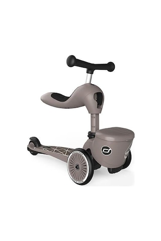 Scoot And Ride Highwaykick 1 Lifestyle Scooter - Brown Lines 210621-96605