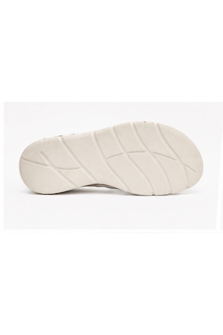 N Napa Shoe Np.2671.beyaz Deri Sandalet