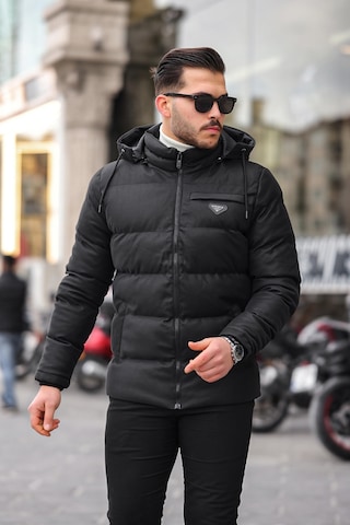 Armalı Karbon Deri Mont Kapüşonlu Pldp 2959 001