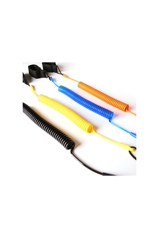 Neevoyu Sup Tahta İçin Esnek Tpu Tırmanma Kordonu - 300cm Genişleyen, Deniz Suyu Dayanıklı, Ayak Bileği Kolu İle Sarı