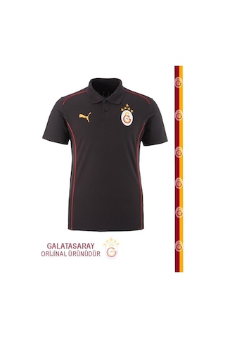 Galatasaray Puma A Takım 5 Yıldız Polo T-shirt Siyah