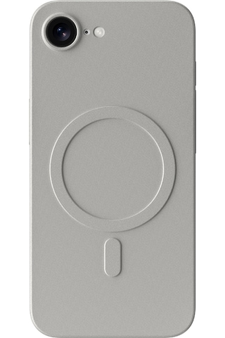 Apple Uyumlu iPhone 16e Kılıf M-safe Şarj Özellikli Amazingthing Minimal Air Serisi Kapak Titanyum - Gri