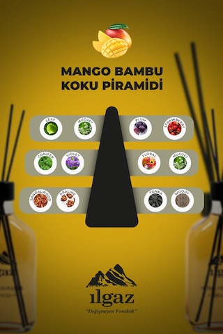 Mango Bambu Çubuklu Oda Kokusu 200 Ml Xl Red Diffuser Mango