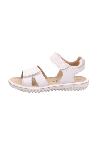 Superfit Sparkle Kız Çocuk Sandalet - Beyaz Gümüş 609004-1020 Beyaz - Gümüş