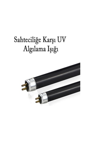 Şahnet 4w T5 Blb Floresan Ampul Mor Işık 13,6 Cm- Para Makinesi Lambası