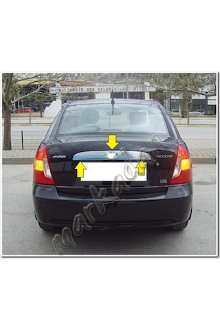 Markadan Hyundai Accent Era Krom Bagaj Çıtası 2005-2011  Paslanmaz