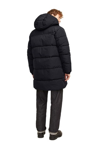 Jack & Jones 12256980 Jjebradley Long Puffer Sn Siyah 001