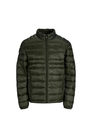 Jack & Jones Jjekıngsley Erkek Hafif Şişme Mont Dik Yaka Günlük Rahat Haki