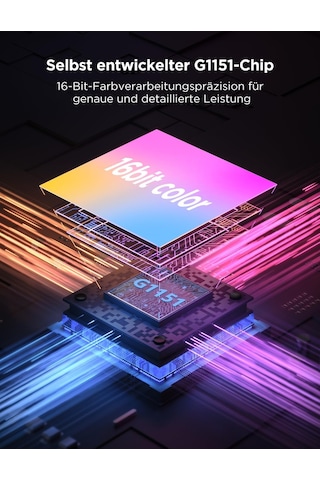 Govee Led Şerit Işığı 2 Pro 5m, Beyaz Işıklı Akıllı Rgbıc, Led Şerit Matter, Alexa Ve Google Assistant İle Çalışır, Dıy Renk, Müzik Senkronizasyonlu Uygulama Kontrolü, Oturma Odası, Yatak Odası İçin Siyah