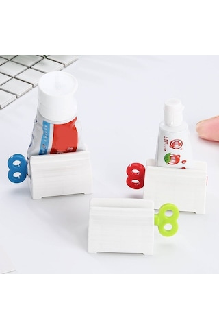 Periboia Diş Macunu Tüp Krem Sıkma Aparatı Çevirmeli Renkli