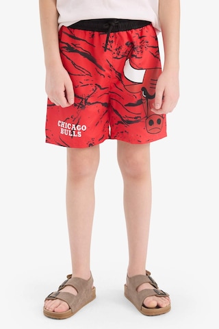 Defacto Erkek Çocuk Nba Chicago Bulls Deniz Şortu E6484a825hsrd44 Kırmızı