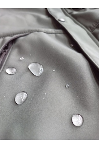 Prifaldi Erkek Siyah Su Ve Rüzgar Geçirmez Softshell Mont-Siyah