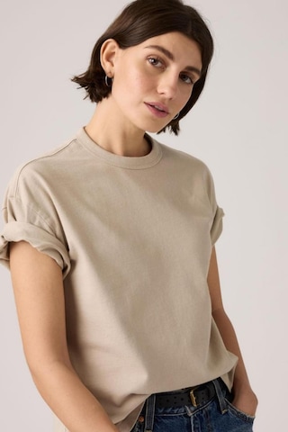 Levi's Garment Dye Vintage Ss Bej Kadın T-shirt-13217 Gri