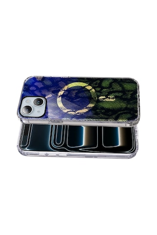 Onegif - 894 - Apple Apple iPhone Uyumlu 15 Desina Magsafe Kapak - - Glblseme - Desen 7