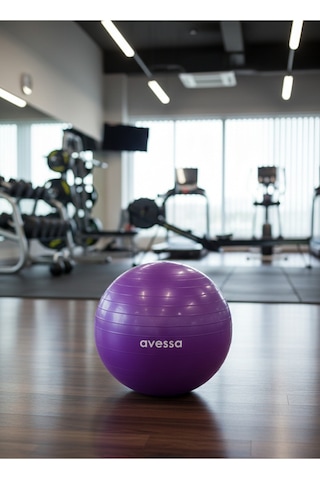65cm Pilates Topu-jimnastik Topu-spor - Egzersiz - Pilates - Fitness - Yoga - Esneme - Esneklik - Meditasyon-evde Spor