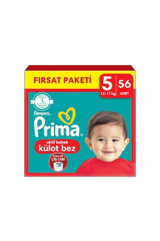 Prima Külot Bebek Bezi 5 Numara 56 Adet Fırsat Paketi