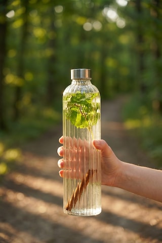 Purewood Cam Matara - 1180 Ml Şeffaf