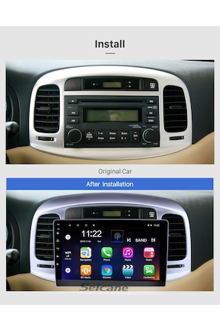 Hyundaı Accent 2009+ Multimedya Navigasyon Usb Kamera Carplayer