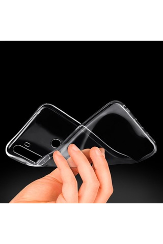 Rba Aksesuar Realme 5 Pro Kılıf Rba Süper Silikon Kapak - Renksiz Çok Renkli