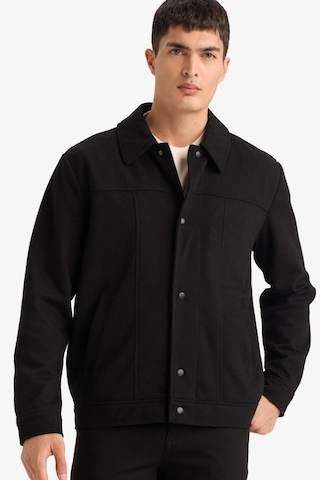 Defacto Regular Fıt Polo Yaka Çıtçıtlı Mont F8504ax26spbk27 Siyah-bk27