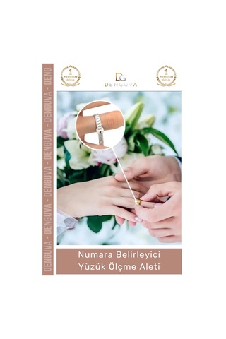 Yüzükölçme Profesyonel Hassas Parmak Ölçüsü Aparatı Standart Kuyumcu Kalibre Yüzük Ölçme Aleti Diğer