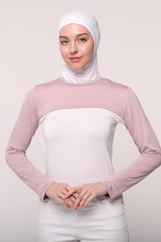Altobeh Sıfır Yakalı Boyunluklu Kolluk Pudra Çok Renkli