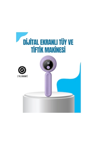 Şarjlı Tiftik Temizleme Makinesi Kablosuz Pratik Kullanım Renkli