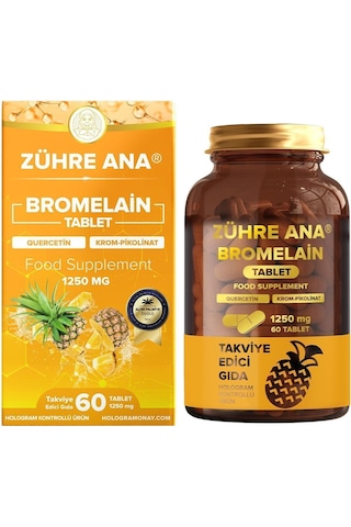 Zühre Ana Bromelain 60 Tablet