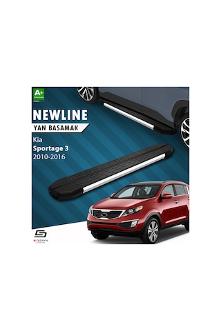 S-dizayn Kia Sportage 3 Newline Krom Yan Basamak 173 Cm 2010-2016