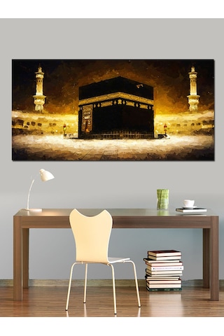 Kanvas Tablo Hac Yolculuğunda Kabe