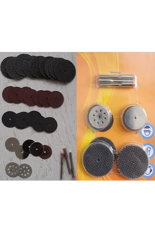 Mini Taşlama Cihazı Gravür Hobi Seti 33 Parça Kesici Zımpara Se