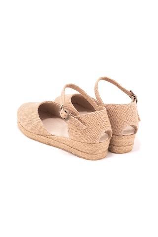 Star Tombis Gerçek Elişi 3cm Arkası Az Açık Hasır Jüt Bantlı Günlük Kız Çocuk Espadril Handmade Hasır