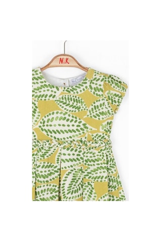 Nk Kids Kız Bebek Leaf Elbise Yeşil
