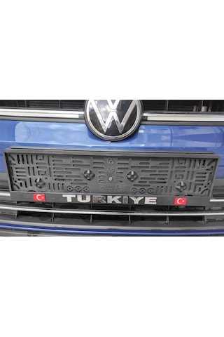 Türkiye Araç Takmatik Çıtalı Oto Plakalık 2 Adet Ön Arka