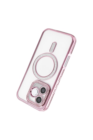 Huawei Honor 600 Lite Joke Simli Magneticsafe Kılıf - Pembe Çok Renkli