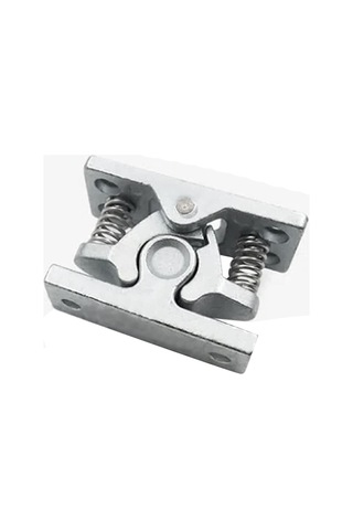 Nayomiglow Adet Yaylı Kapı Kolay Kilitleme Durdurma Mandalı Serbest Bırakma Kelepçesi Çift Makaralı Mandal Mp-4