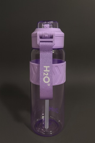 H2o - Kilitli Kapaklı Tritan Suluk 1000 Ml Bpa İçermez, Sızdırmaz, Dayanıklı Spor Ve Günlük Matara Lila